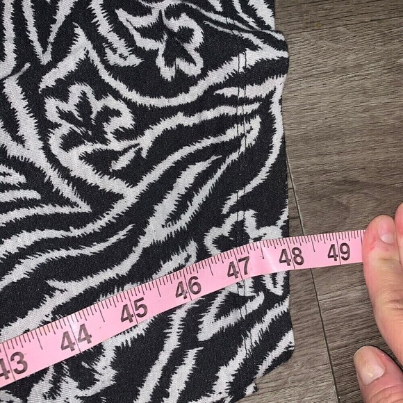 REBECCA Taylor Dress Size Small Sleeveless Zebra‎ Lily - Picture 5 of 8